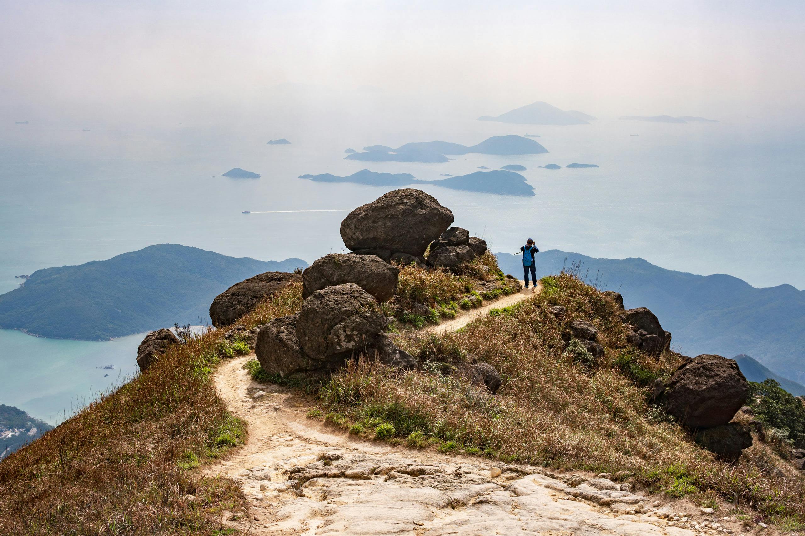 Islands seen from Lantau Peak